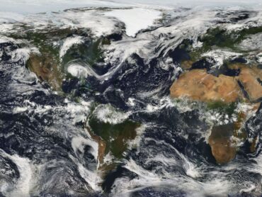 foto satellitare della terra