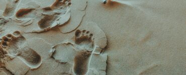 impronta sulla sabbia
